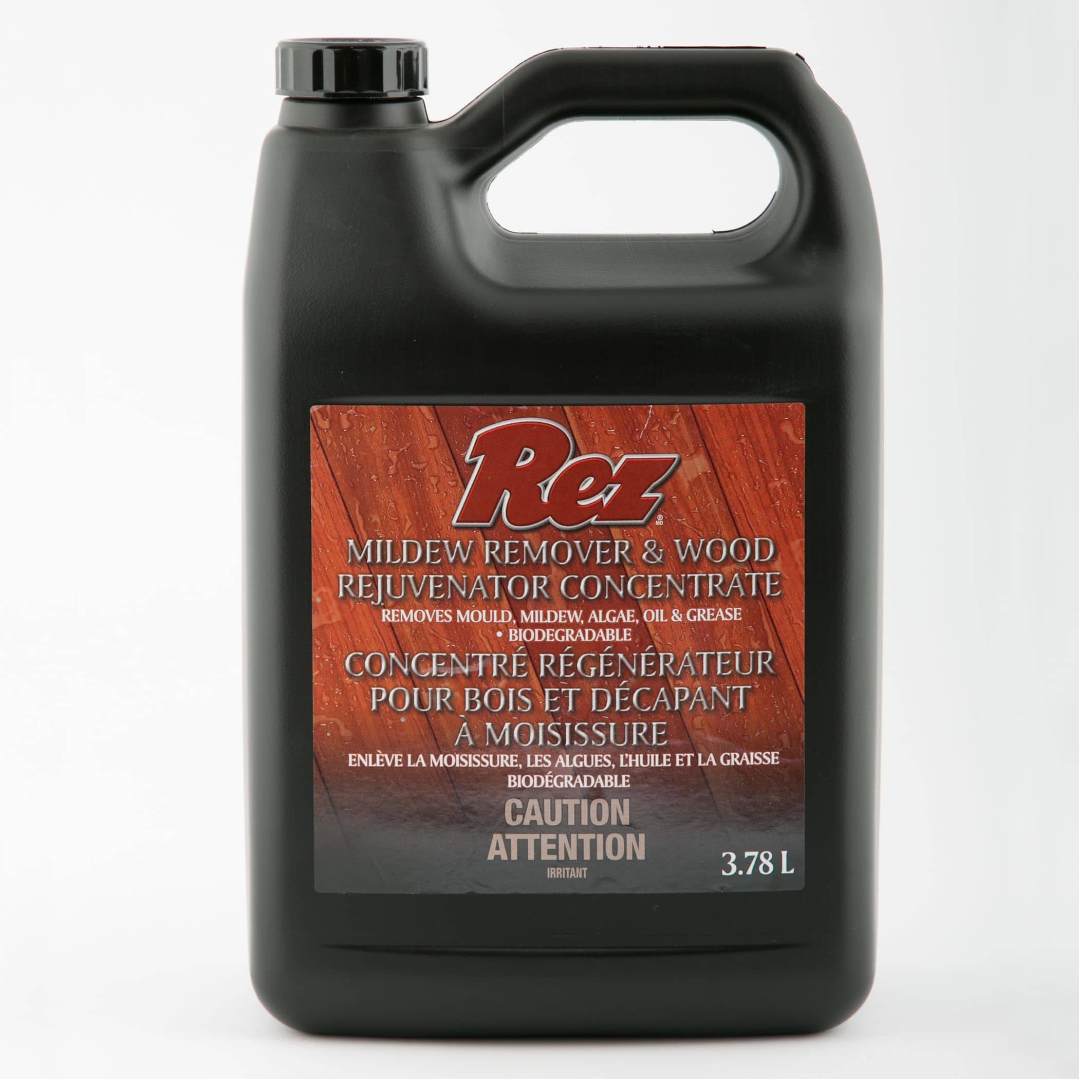 Anti-moisissure imperméable pour bois, béton et acier REZ, 3,78 L/1 gallon