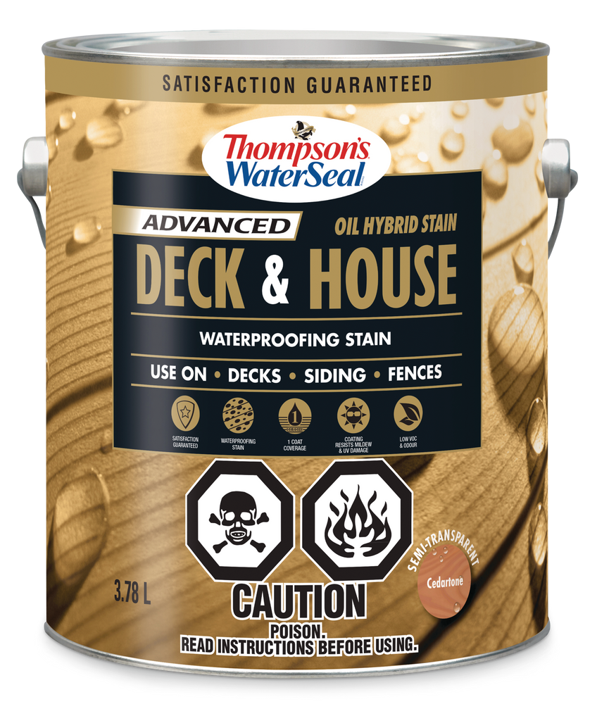 Thompson's® WaterSeal® Deck & House Wood Waterproofing Stain & Sealer