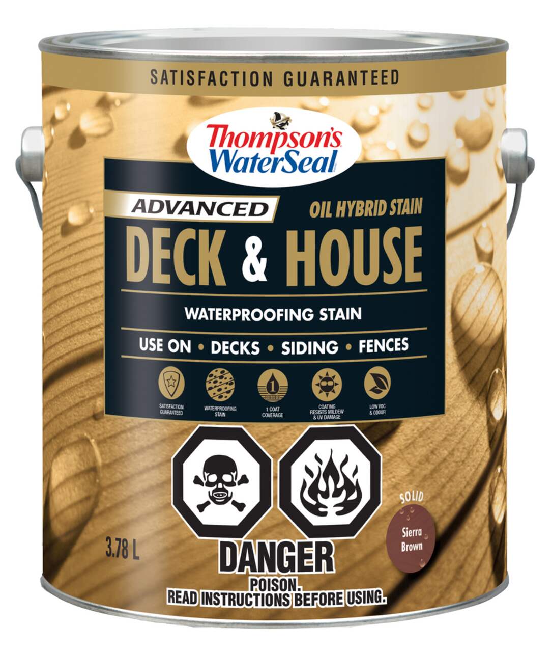 Thompson's® WaterSeal® Deck & House Wood Waterproofing Stain