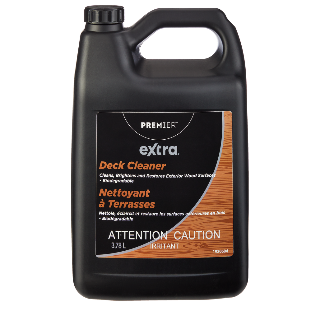 Premier Extra Exterior Wood Deck Cleaner, Biodegradable, 3.78L/1