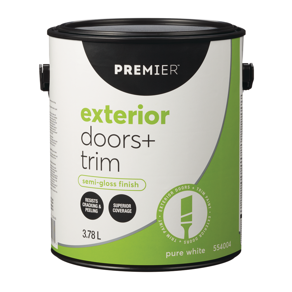 Premier Exterior Doors & Trim Paint, Superior Coverage, SemiGloss