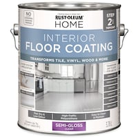 Couche de base pour revêtement de plancher intérieur Rust-Oleum HOME, transparent, semi-lustré, 3,78 L/1 gallon Front_Elevated