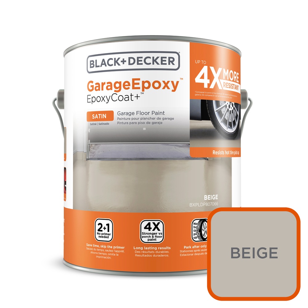 Black & Decker GarageEpoxy™ Garage Floor Coating Paint, Satin