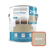 Black & Decker Acrylic Polymer Porch & Floor Coating Paint, All-Weather, Satin, 3.7-L Front_Flat