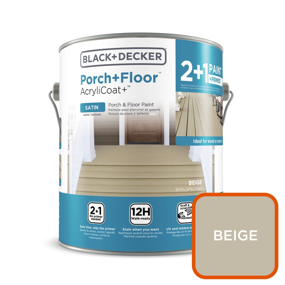 Black & Decker Acrylic Polymer Porch & Floor Coating Paint, AllWeather