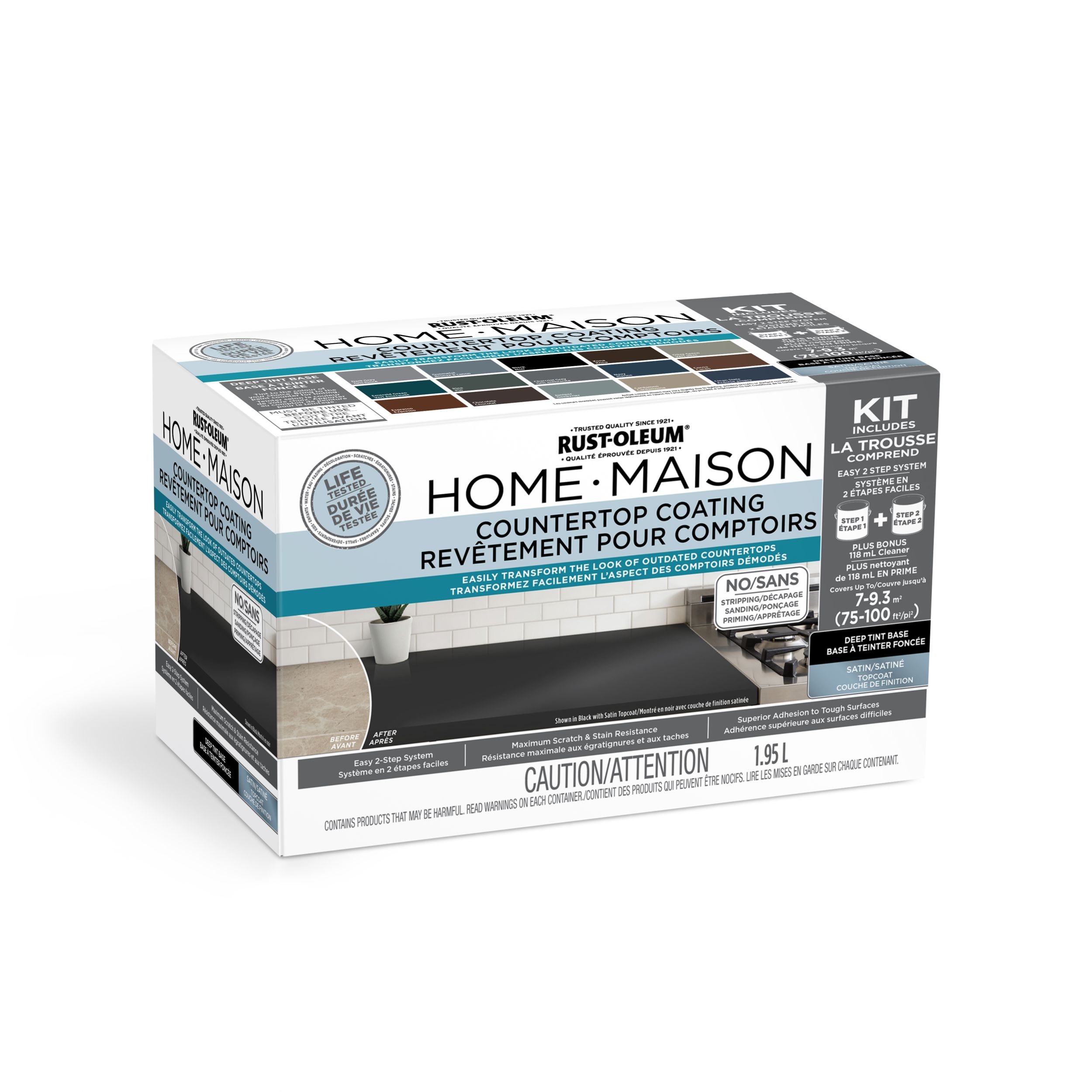 RustOleum® Home DIY Countertop Coating Renovation Kit, Deep Tint Base