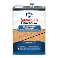 Thompson's WaterSeal® Transparent Exterior Wood Sealer & Waterproofer, Desert Tan, 3.78-L/1-Gallon Front_Flat