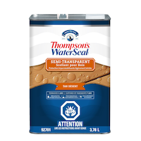 Thompson's WaterSeal® Semi-Transparent Exterior Wood Sealer & Waterproofer, Desert Tan, 3.78-L/1-Gallon Front_Elevated