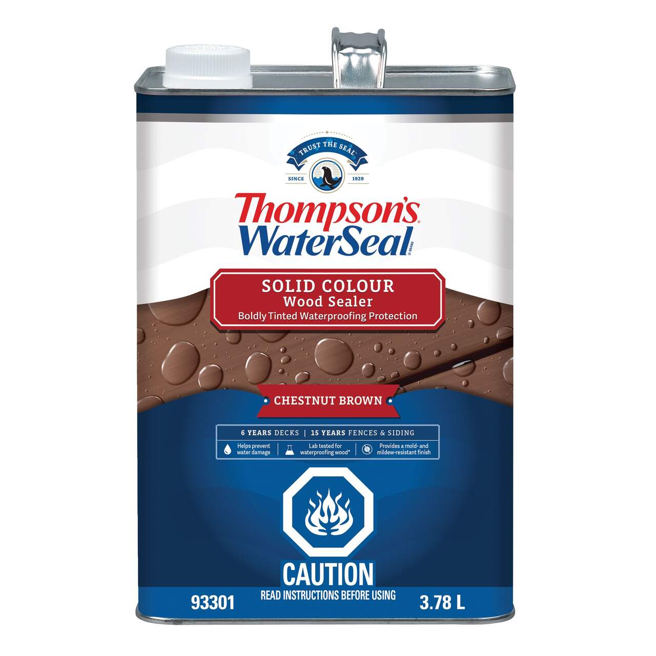 Thompson's WaterSeal® Solid Wood Sealer & Waterproofer, Chestnut