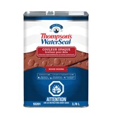 Scellant et imperméabilisant opaque pour bois Thompson's WaterSeal, rouge Sedona, 3,78 L/1 gallon Front_Elevated