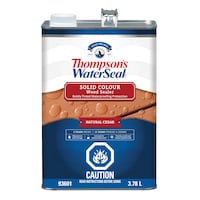 Thompson's WaterSeal® Solid Exterior Wood Sealer & Waterproofer, Natural Cedar, 3.78-L/1-Gallon Front_Elevated