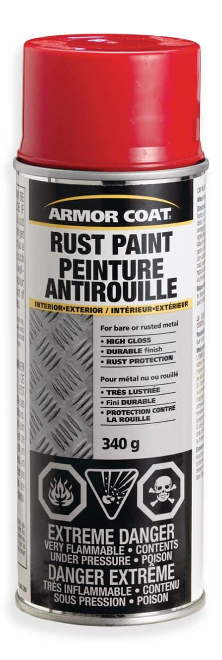 Outdoor Oil-Based Rust Paint In Gloss Clear, 340 G Aerosol Spray Paint