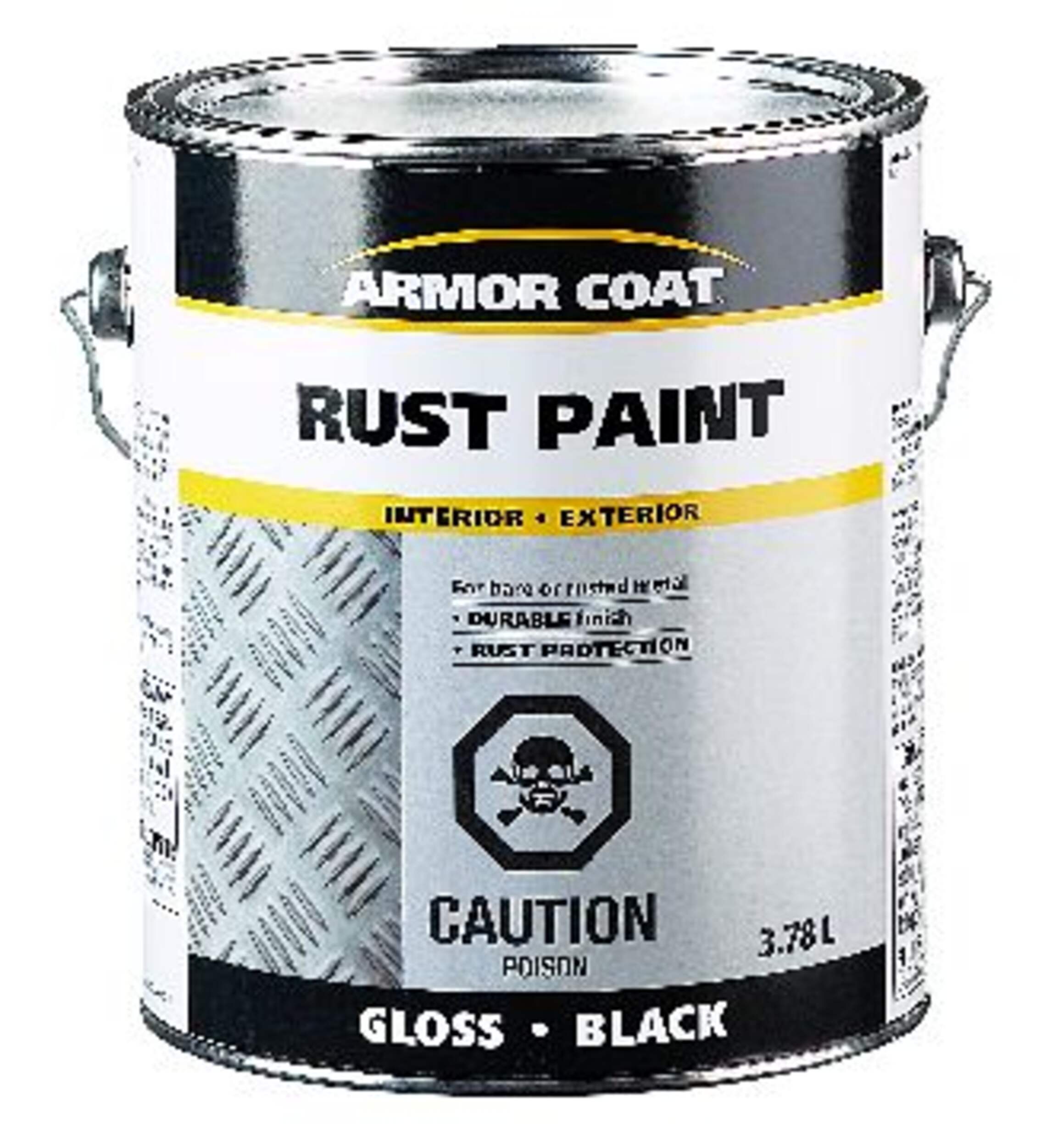 Armor Coat Interior/Exterior Rust Paint, Durable Finish w/Protection, 3