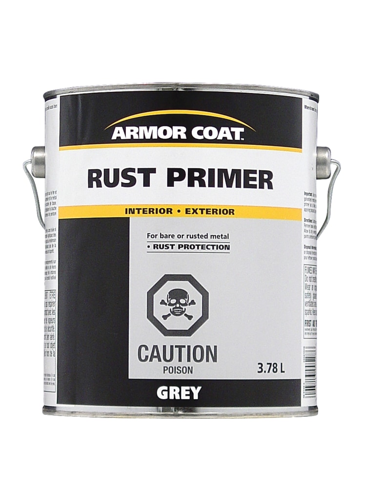 Armor Coat Rust Primer, Grey, 3.78L Canadian Tire