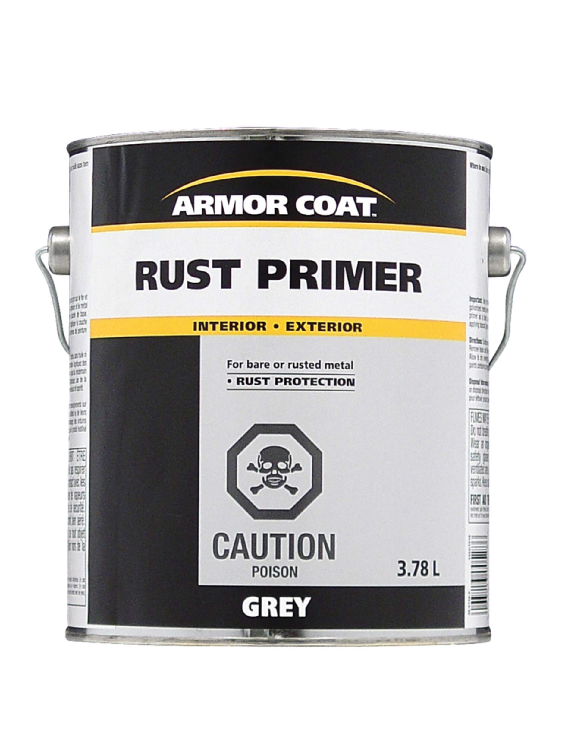 Armor Coat Rust Primer, Grey, 3.78-L Front_Flat