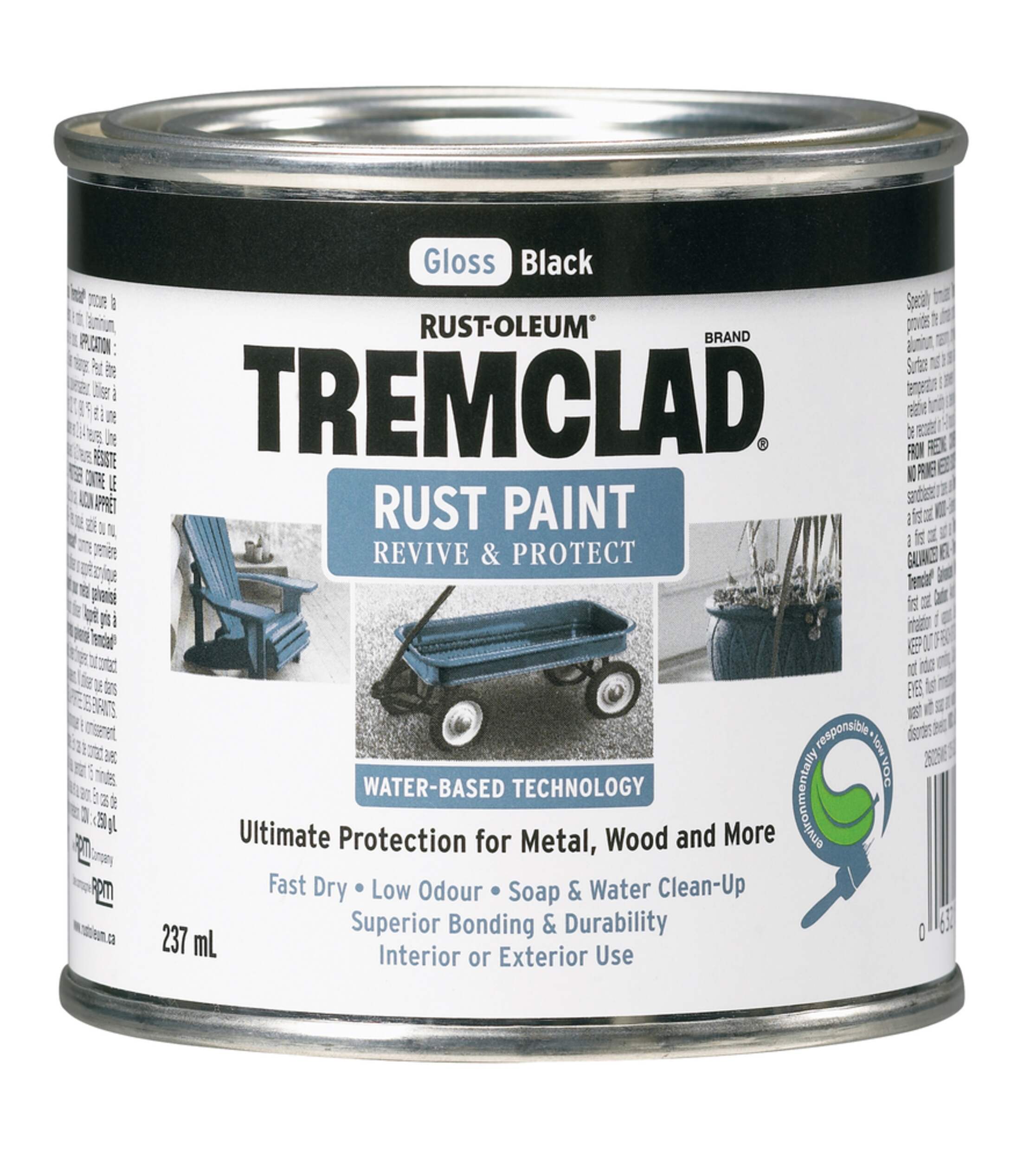 Tremclad® WaterBased Interior/Exterior Rust Paint, Revive & Protect