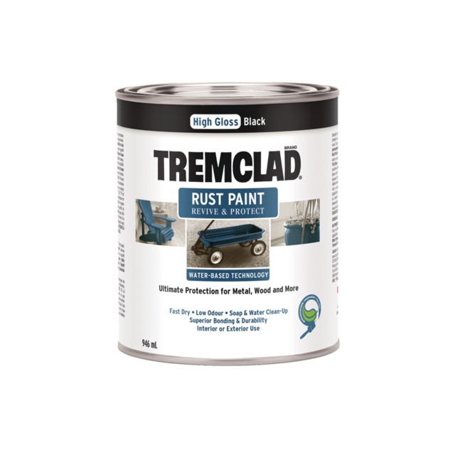 Tremclad WaterBased Rust Paint, 946mL Canadian Tire
