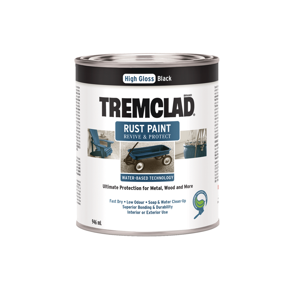 Tremclad WaterBased Rust Paint, 946mL Canadian Tire