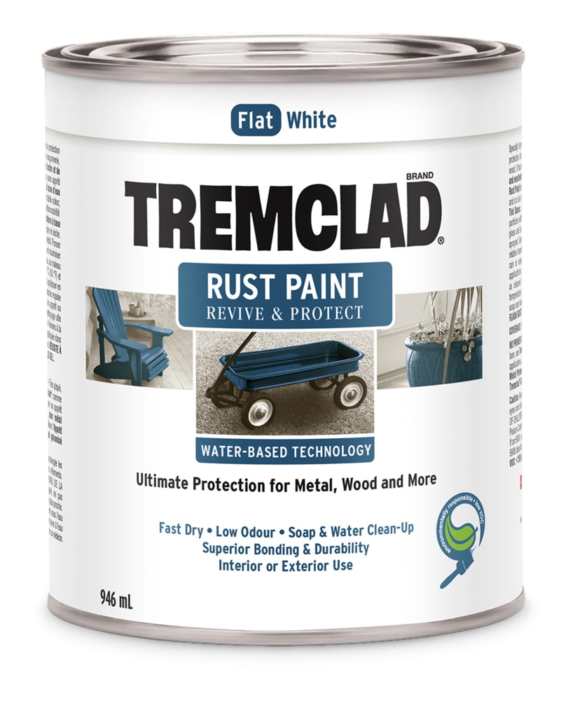 Tremclad WaterBased Rust Paint, 946mL Canadian Tire