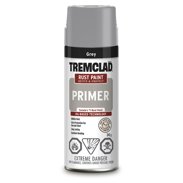 Tremclad® OilBased Rust Aerosol Spray Paint Primer, 340g Canadian Tire