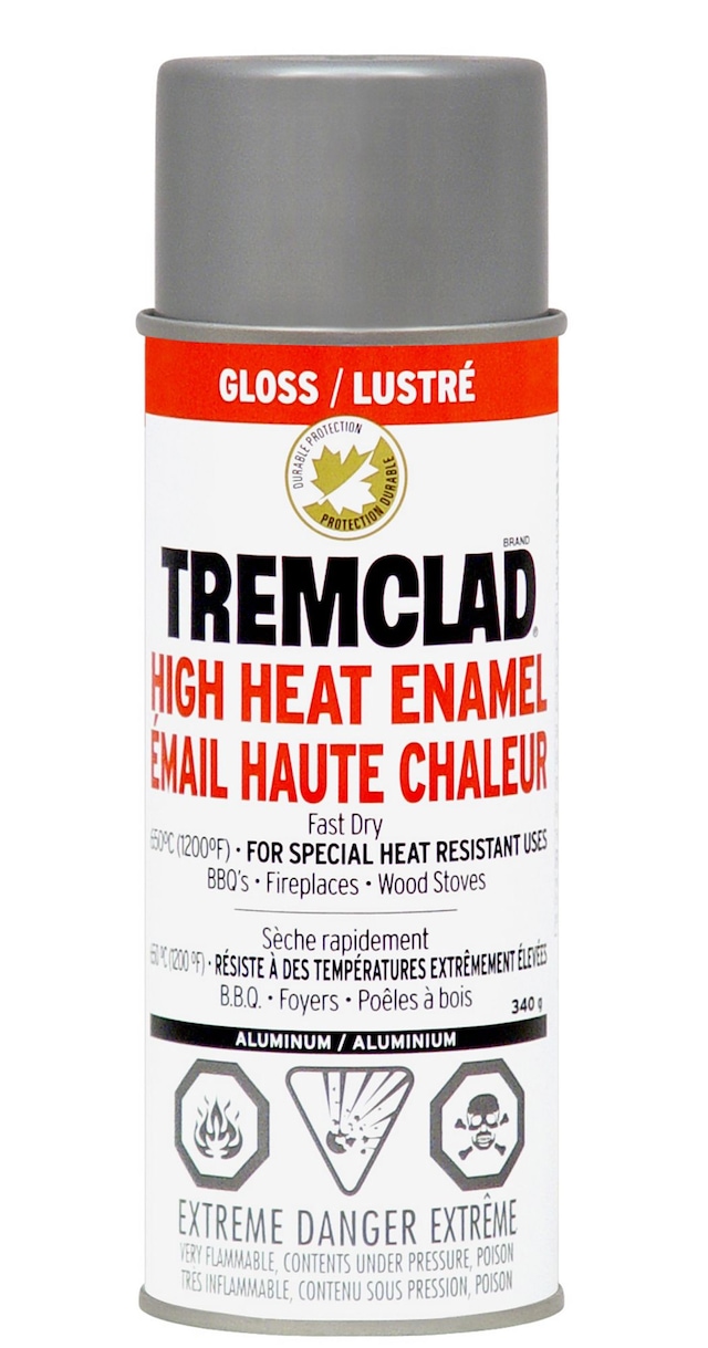 Tremclad High Heat Enamel Spray, Aluminum, 340g Canadian Tire