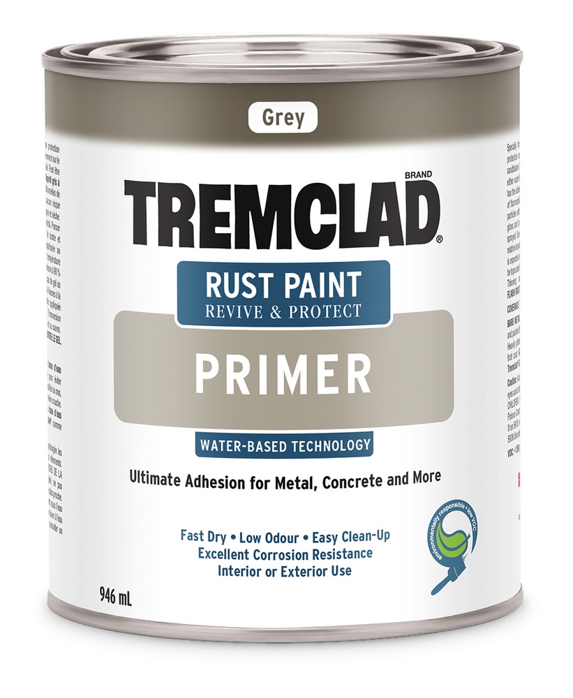 Tremclad® WaterBased Interior/Exterior Rust Paint, Revive & Protect