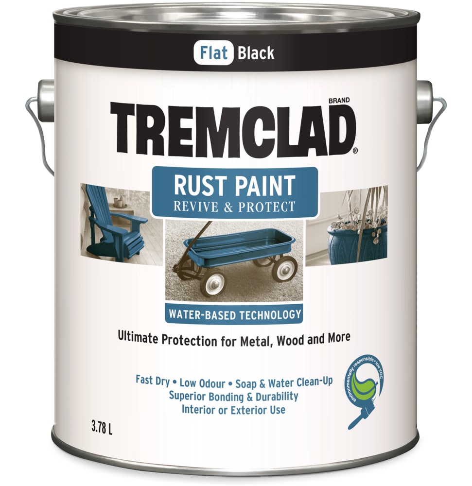 Tremclad WaterBased Rust Paint, 3.78L Canadian Tire