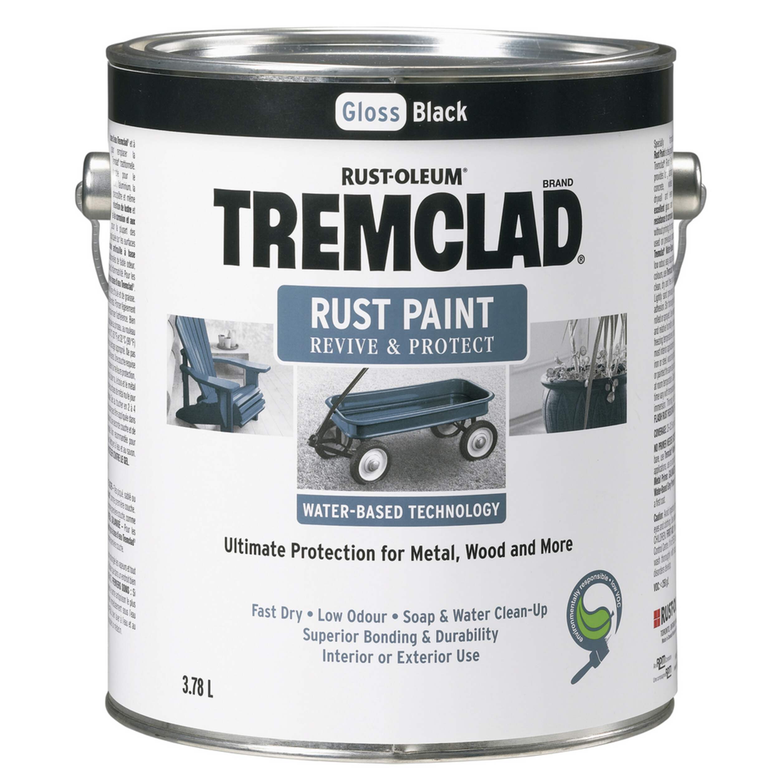 Tremclad WaterBased Rust Paint, 3.78L Canadian Tire