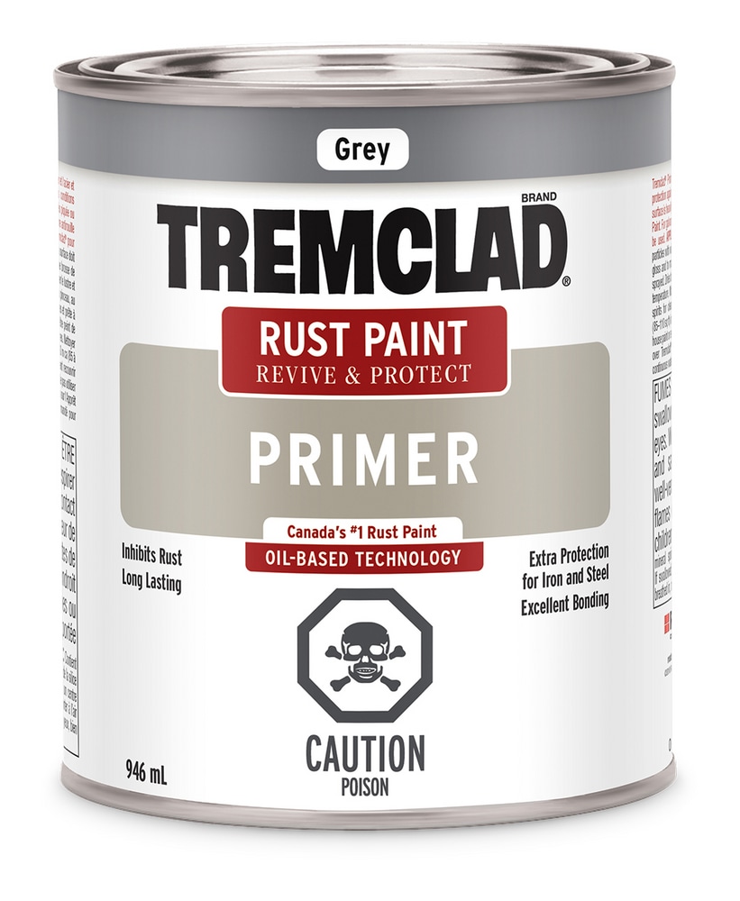 Tremclad® OilBased Rust Paint Primer, Revive & Protect, 946mL/1qt
