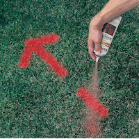 Peinture de marquage en aérosol inversée Rust-Oleum Professional, 426 g Overhead_Plunge