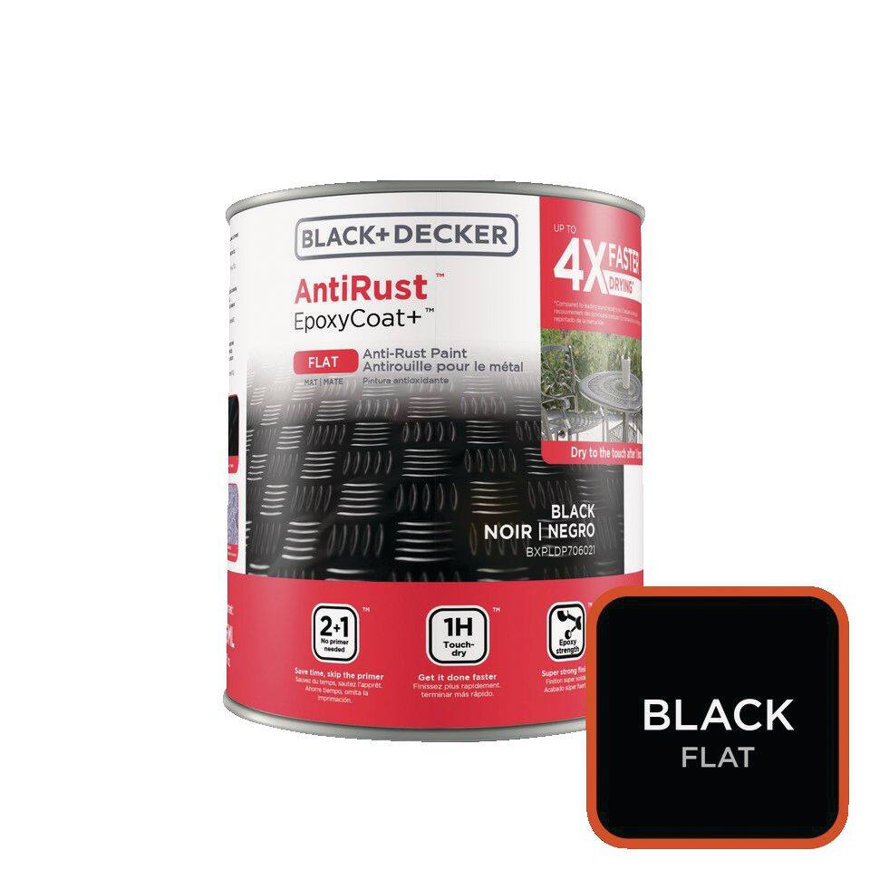 Black Decker 1 Part Epoxy Rust Paint 927 mL Quart Canadian Tire