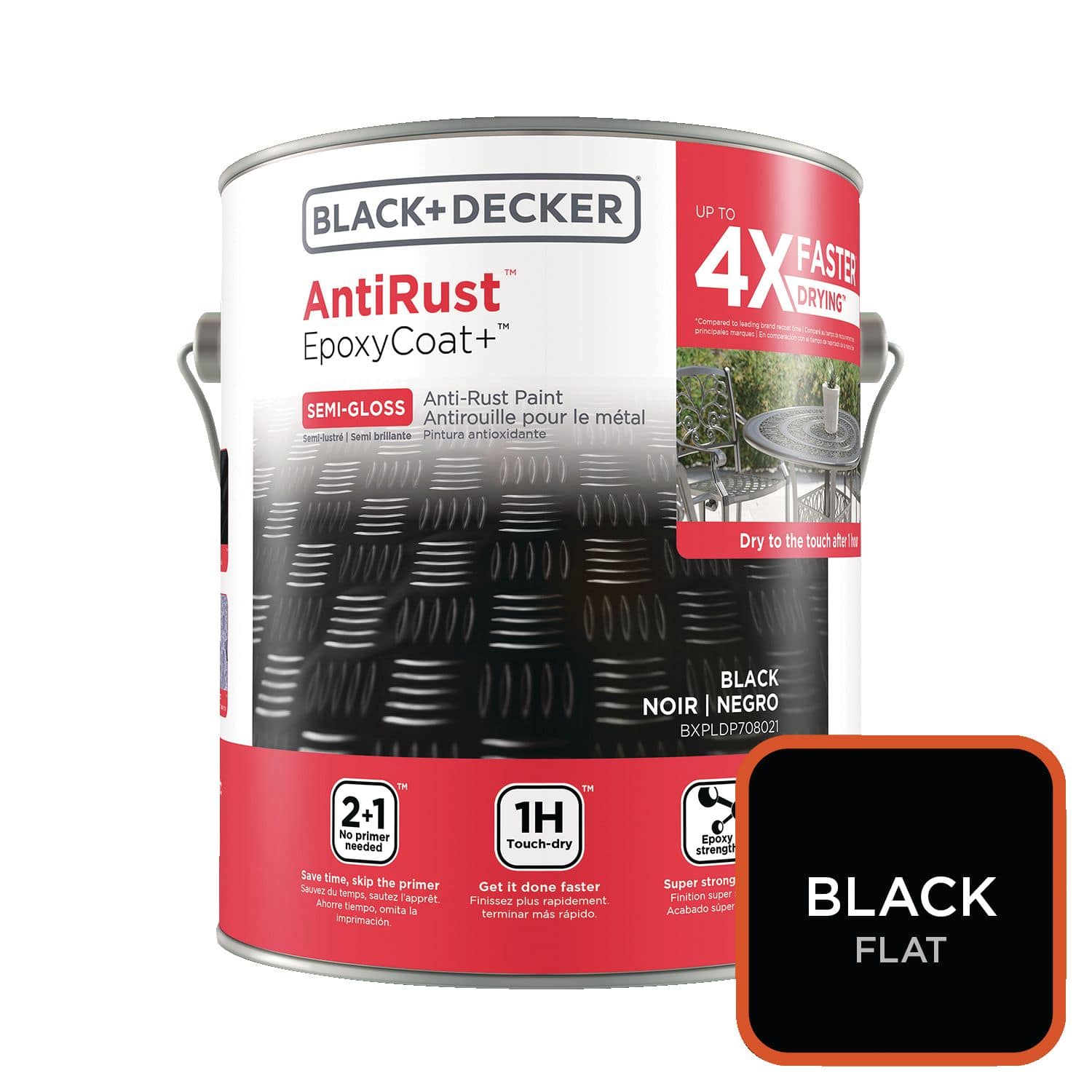 Black Decker 1 Part Epoxy Rust Paint 927 mL Quart Canadian Tire