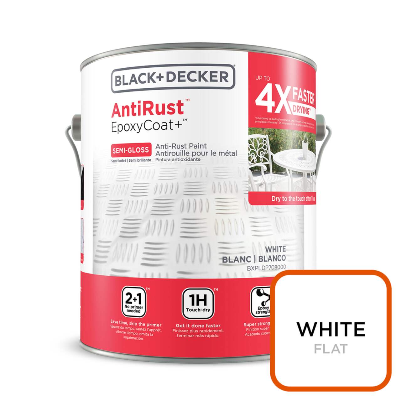 Black Decker 1 Part Epoxy Rust Paint 927 mL Quart Canadian Tire