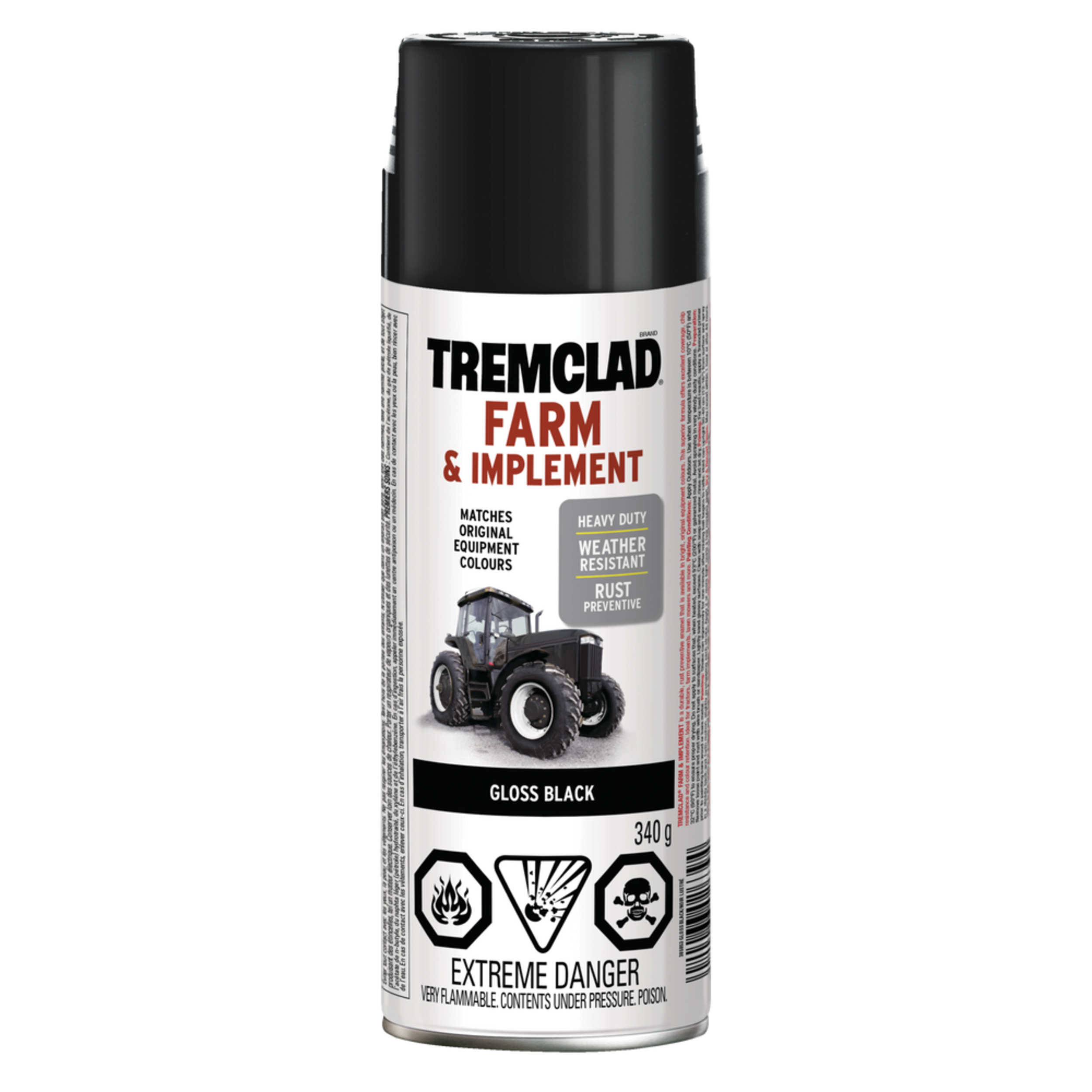 Tremclad Farm and Implement WeatherResistant Paint Aerosol, 340g