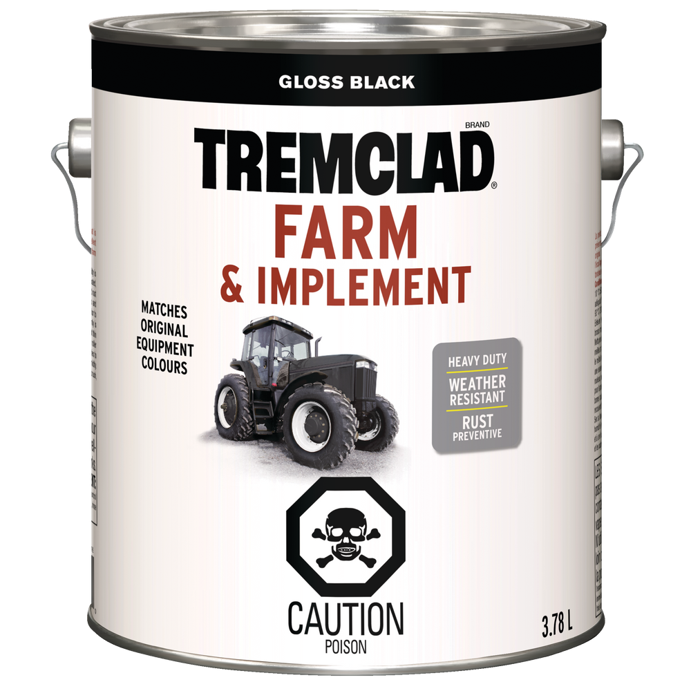 Tremclad Farm & Implement WeatherResistant Paint, 3.7L/1Gallon
