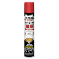Tremclad Oil-Based Rust Paint Aerosol with Turbo Spray, Red, 680-g Front_Flat