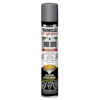 Tremclad Oil-Based Rust Paint Aerosol with Turbo Spray, Grey, 680-g Front_Flat