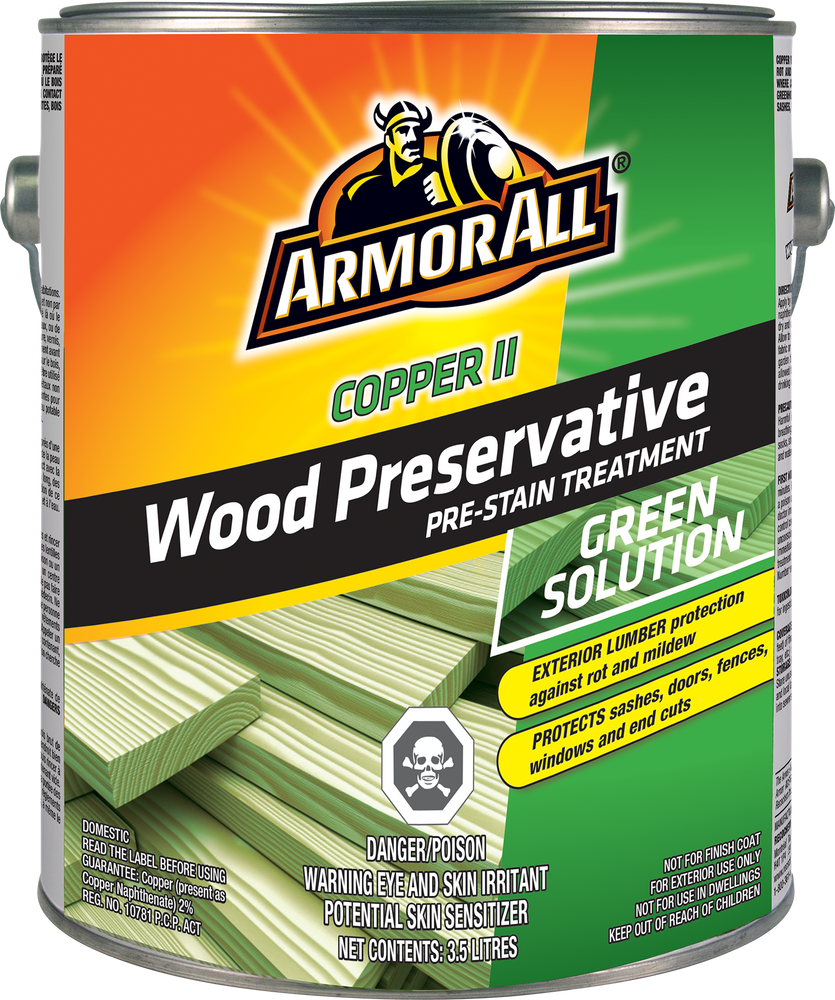 Armor All Copper II Exterior Wood Preservative, Paintable Green