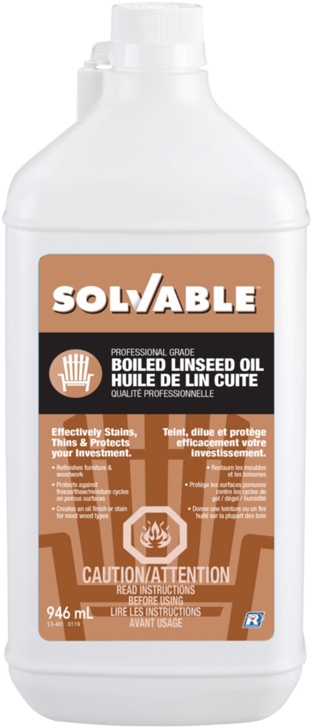 Solvable Professional Grade Boiled Linseed Oil Canadian Tire