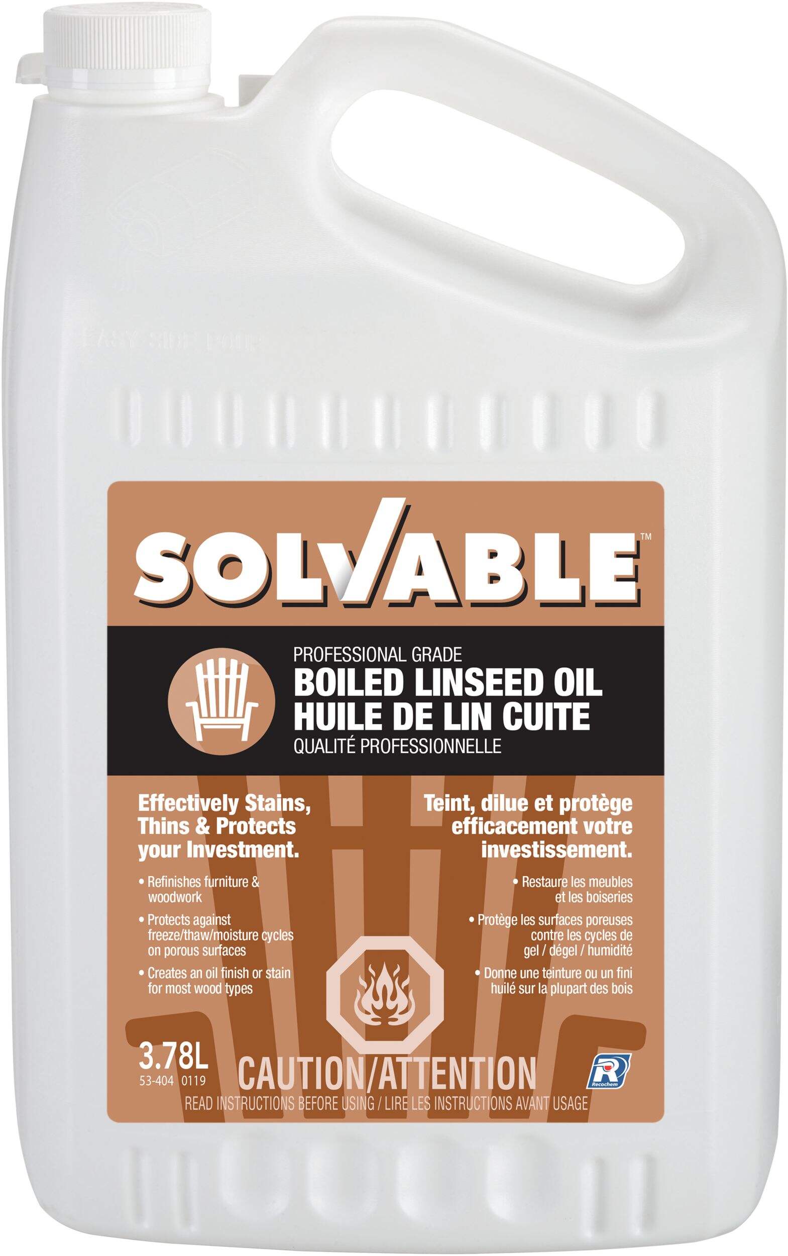 Solvable Professional Grade Boiled Linseed Oil Front_Flat