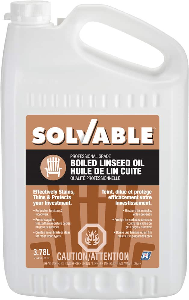 Solvable Professional Grade Boiled Linseed Oil Canadian Tire