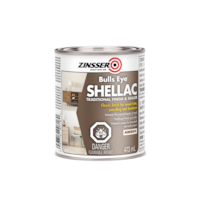 Zinsser Bulls Eye Shellac Traditional Finish & Sealer, 473-mL/0.5-qt