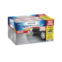 Rust-Oleum® EpoxyShield Water-Based Epoxy Garage Floor Coating Kit, Grey Gloss, 7.1-L/1.9-Gallon Front_Three_Fourths_Angled_Right