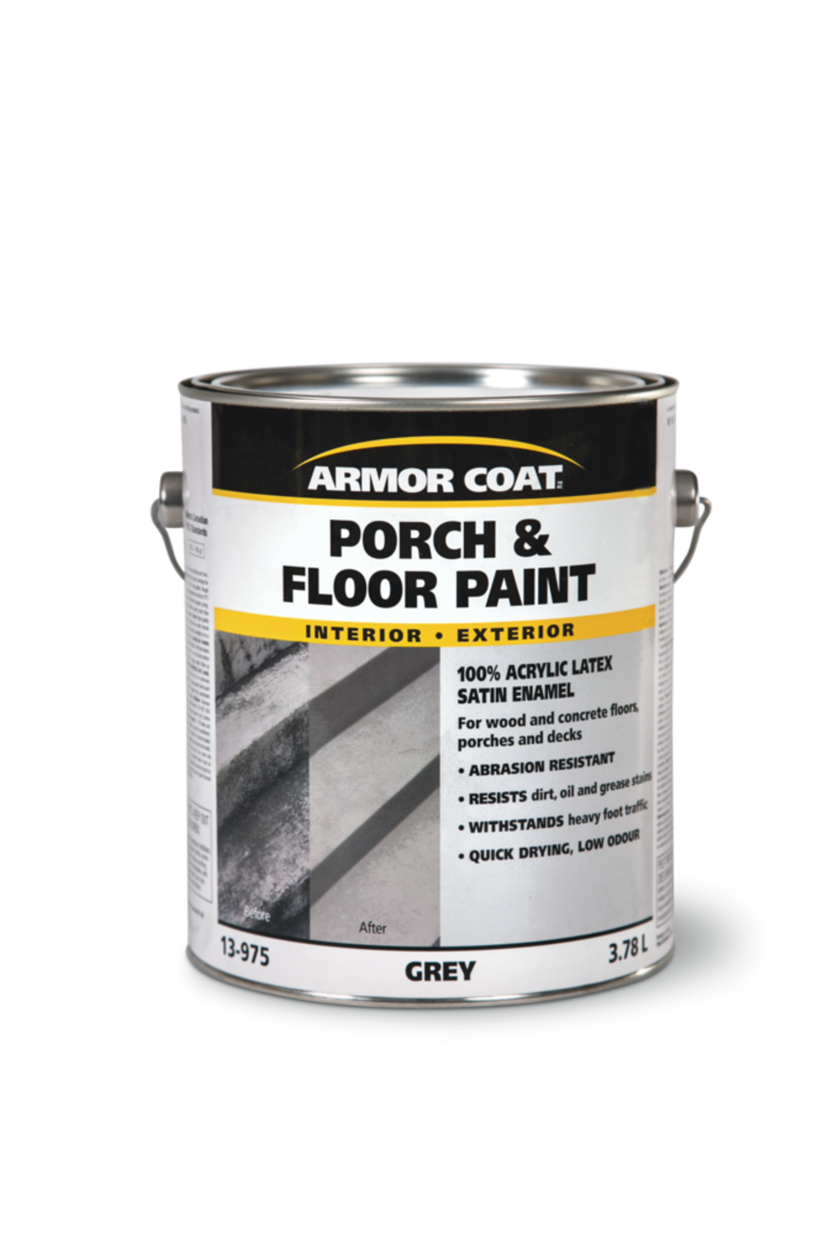 Armor Coat Interior/Exterior Porch & Floor Acrylic Latex Paint, 3.78-L/1-Gallon Front_Elevated