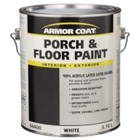 Armor Coat Grey Latex Satin Porch & Floor Paint, White, 3.7-L Front_Elevated