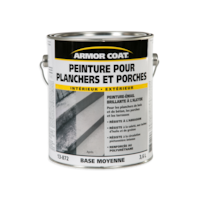 Peinture alkyde d'intérieur et d'extérieur pour galeries et planchers Armor Coat, moyen, 3,4 mL Front_Elevated