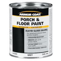 Armor Coat Interior/Exterior Porch & Floor Alkyd Enamel Paint, Gloss, Grey, 946-mL/1-qt Front_Elevated
