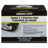 Revêtement de plancher de garage Armor Coat, gris semi-lustré, 3,55 L/1 gallon Front_Elevated