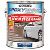 Peinture et apprêt pour béton et plancher de garage EpoxyShield, base foncée, 3,55 L Front_Elevated