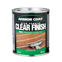 Armor Coat Exterior Wood Spar Varnish, Clear, Gloss, 946-mL/1-qt Front_Elevated